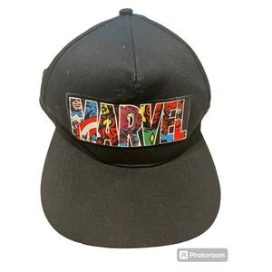 Marvel Snap Back Hat Black Lightweight Marvel Hero's RN 14750